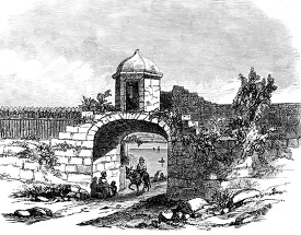 gate of the monks historical illustration