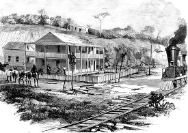 gatun station historical illustration