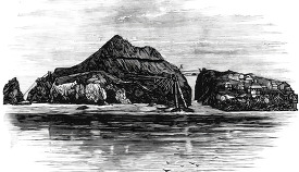 guano islands historical illustration