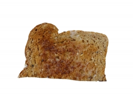 Half Pieces of Toast Photo Object