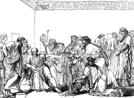 hippocrates historical illustration