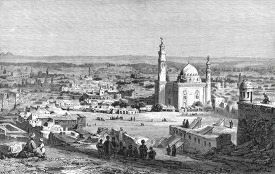 Historical Illustration of Cairo Egypt