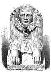 illustration of hyksos sphinx egypt