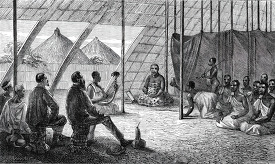 in central africa historical illustration africa