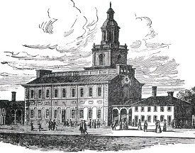 independence hall philadelphia 1776