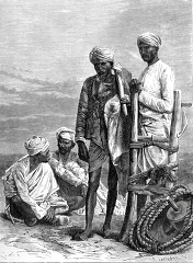 inhabitants  historical illustration of india historical illustr