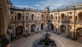 Inside the convent of christ in tomar portugal