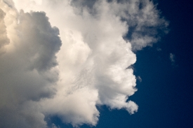 large cumulus clouds with blue skey photo 5438