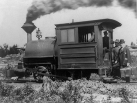 Locomotive on the Mesabi Range in northeast Minnesota 1903 (1)