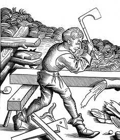 medieval companion carpenter illustration