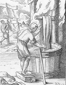 medieval dyer illustration