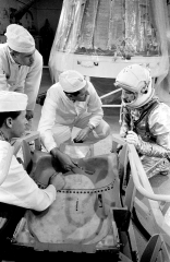 mercury atlas 9 astronaut l gordon cooper jr joe trammel a rochf