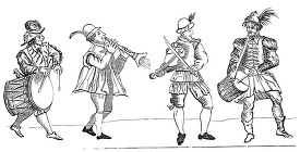 Musicians accompanying the Dancing