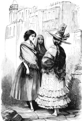 native women of lima historical illustration