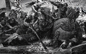 Norse raid under Olaf