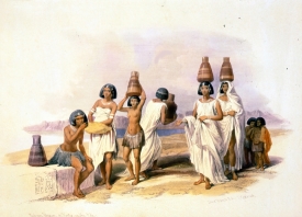 Nubian women at Korti on the Nile