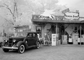 Old Cars parked in front of General Store