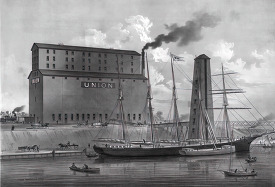operated by union railroad elevator company