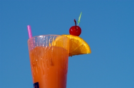 orange tropical drink