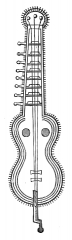 Organistrum Musical Instrument Illustration