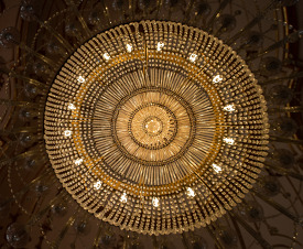 Palace of Queluz Chandelier from below
