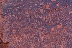 petroglyph site in the Verde Valley Coconino National Forest Ari
