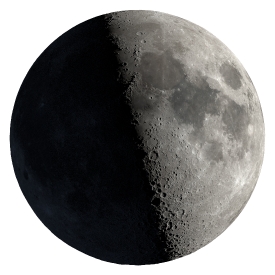 phase first quarter moon