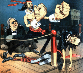 political cartoon color illustration 182