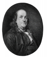 Portrait Benjamin Franklin american revolution