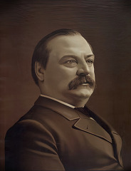 portrait of grover cleveland