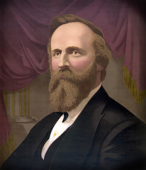 portrait of president rutherford b hayes