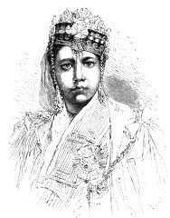princess of shah jehan historical illustration
