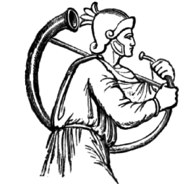 Roman TrumpetsMusical Instrument Illustration