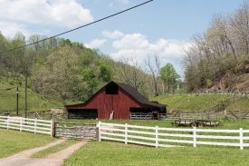Rural scene in Roane County West Virginia near Gandeeville