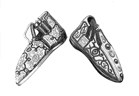 Sandals of Buckskin Charlemagne