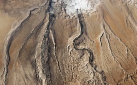 satellite image remote plateau in far northern Chile