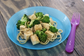 Sauteed Tofu and Broccoli