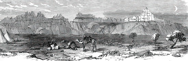 scene at the wells 004 historical illustration africa
