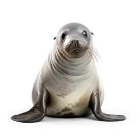 Seal isolated on white background