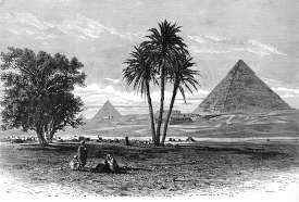 second and third pyramid at giza