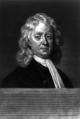Sir Isaac Newton portrait photo image