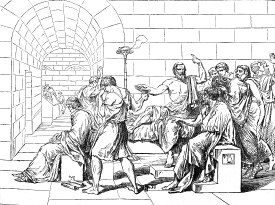 socrates poison historical illustration