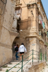 Stairs into building in Malta
