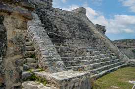 Steps to Mayan Ruins of Tulum