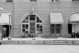 Street scene at Clarksville Arkansas 1935