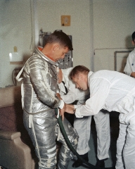 Suiting Up for Mercury Atlas 8