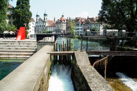 Switzerland Canal in Lucerne
