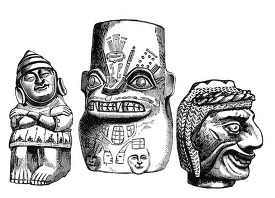 terra cotta figures cuzco historical illustration