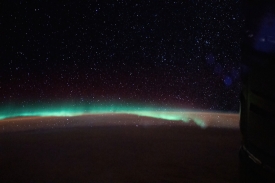 the aurora australis or southern lights