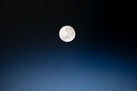 the full moon above peru